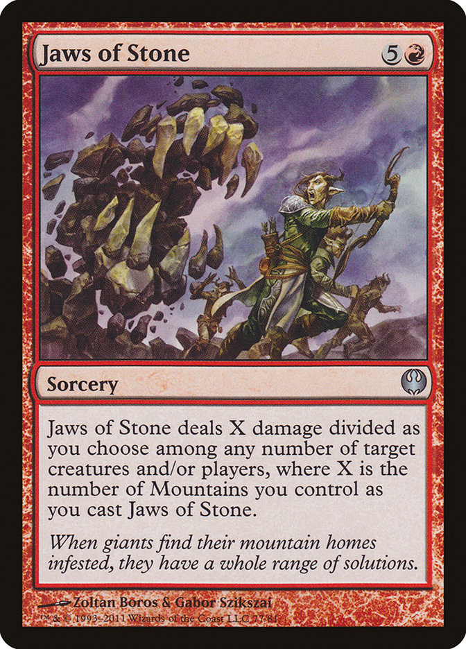 Jaws of Stone [Duel Decks: Knights vs. Dragons] | Game Master's Emporium (The New GME)