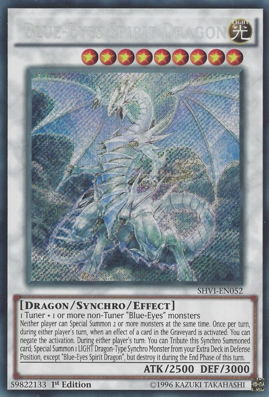 Blue-Eyes Spirit Dragon [SHVI-EN052] Secret Rare | Game Master's Emporium (The New GME)