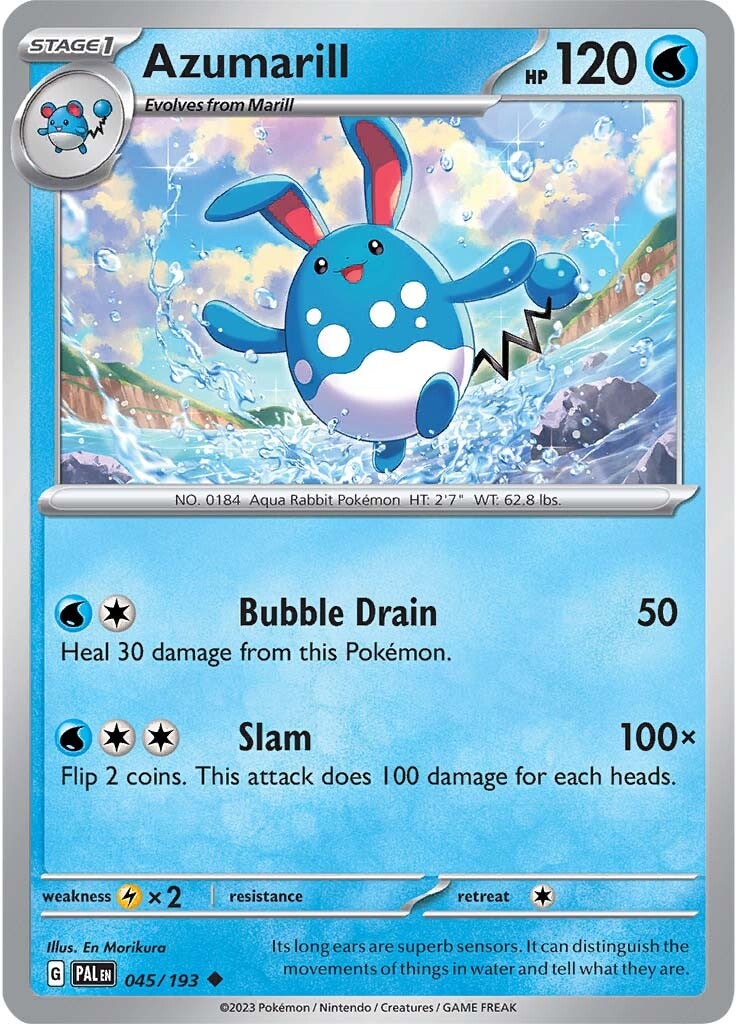 Azumarill (045/193) [Scarlet & Violet: Paldea Evolved] | Game Master's Emporium (The New GME)