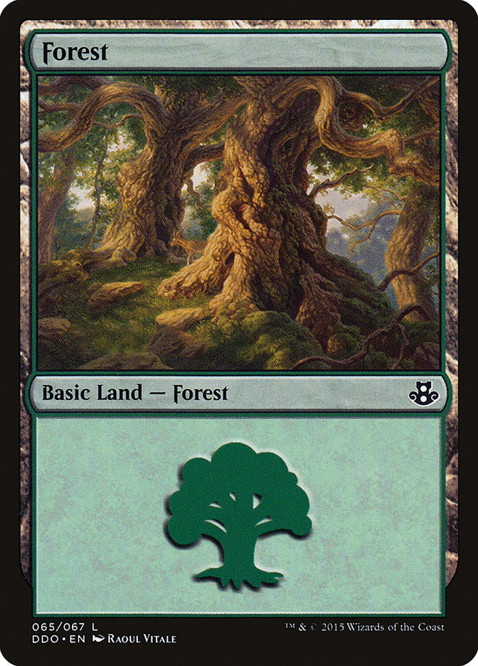 Forest (65) [Duel Decks: Elspeth vs. Kiora] | Game Master's Emporium (The New GME)