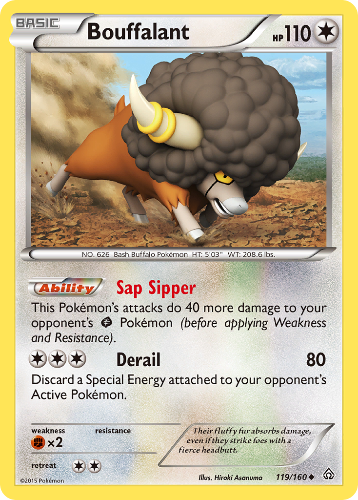 Bouffalant (119/160) [XY: Primal Clash] | Game Master's Emporium (The New GME)