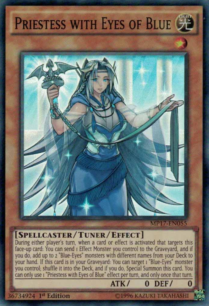 Priestess with Eyes of Blue [MP17-EN055] Super Rare | Game Master's Emporium (The New GME)