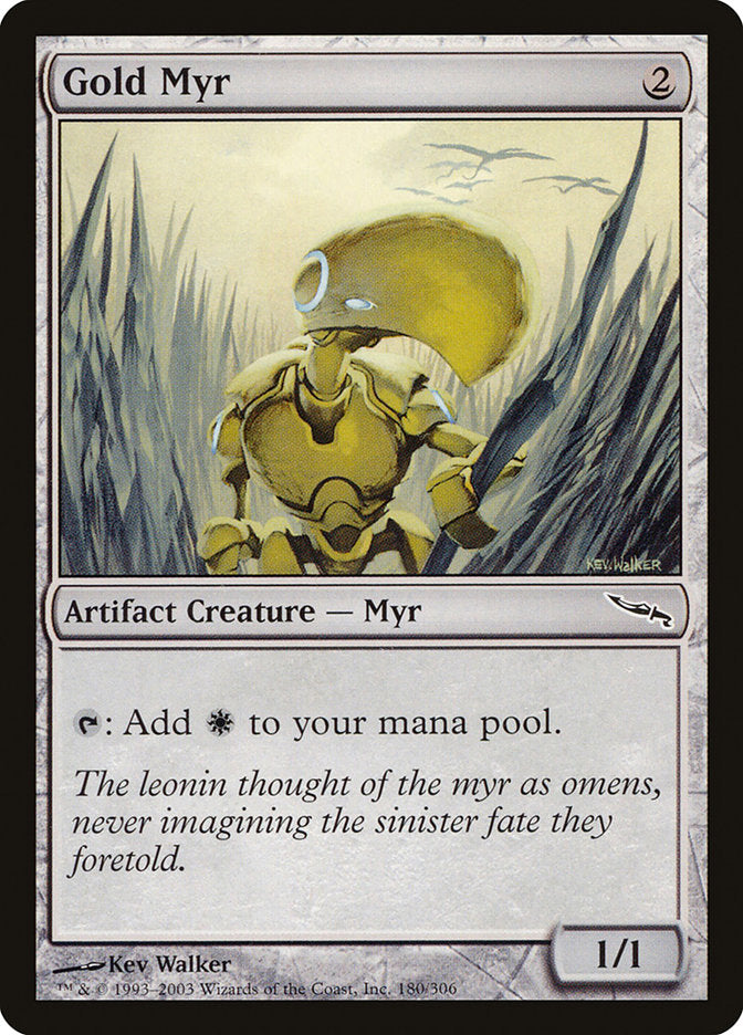 Gold Myr [Mirrodin] | Game Master's Emporium (The New GME)