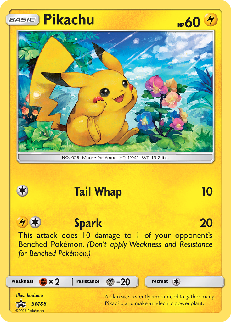 Pikachu (SM86) [Sun & Moon: Black Star Promos] | Game Master's Emporium (The New GME)