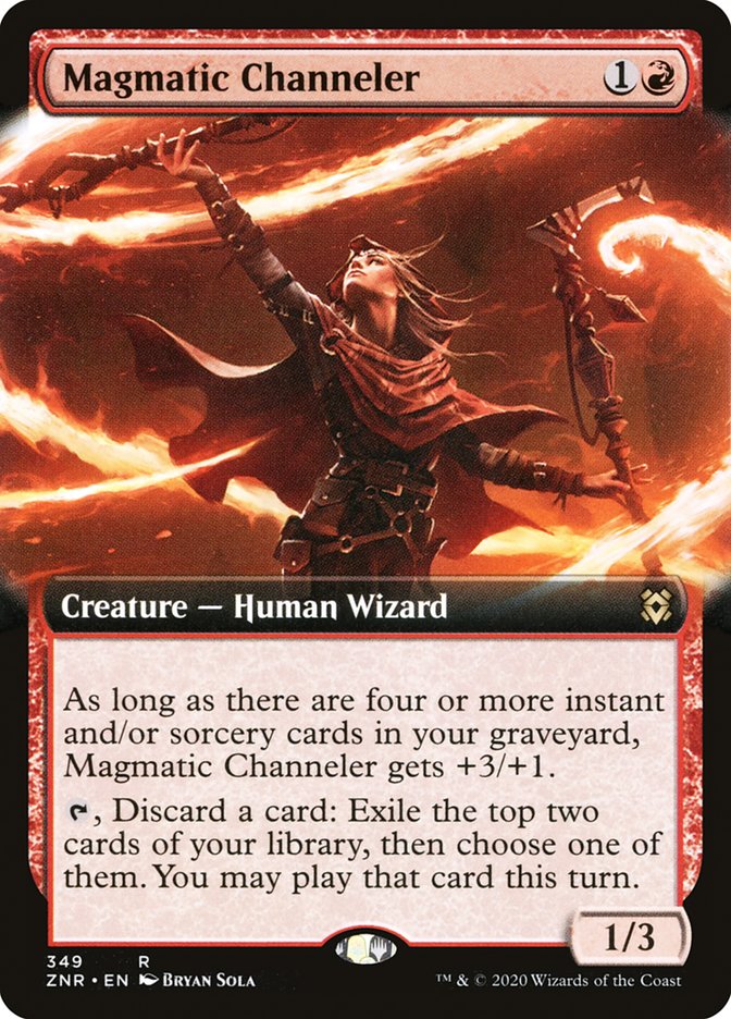 Magmatic Channeler (Extended Art) [Zendikar Rising] | Game Master's Emporium (The New GME)