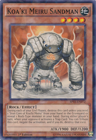 Koa'ki Meiru Sandman [BP03-EN072] Shatterfoil Rare | Game Master's Emporium (The New GME)