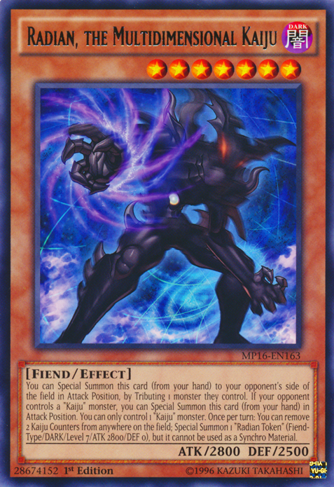 Radian, the Multidimensional Kaiju [MP16-EN163] Rare | Game Master's Emporium (The New GME)
