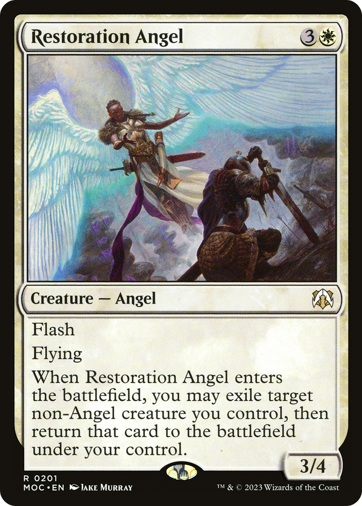 Restoration Angel [March of the Machine Commander] | Game Master's Emporium (The New GME)