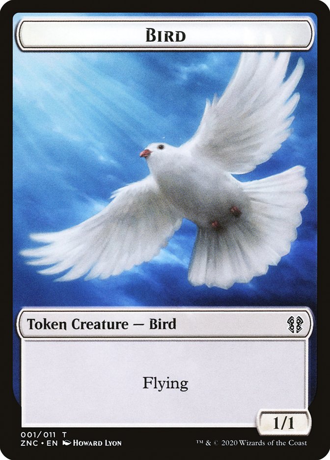 Bird // Kor Ally Double-Sided Token [Zendikar Rising Commander Tokens] | Game Master's Emporium (The New GME)