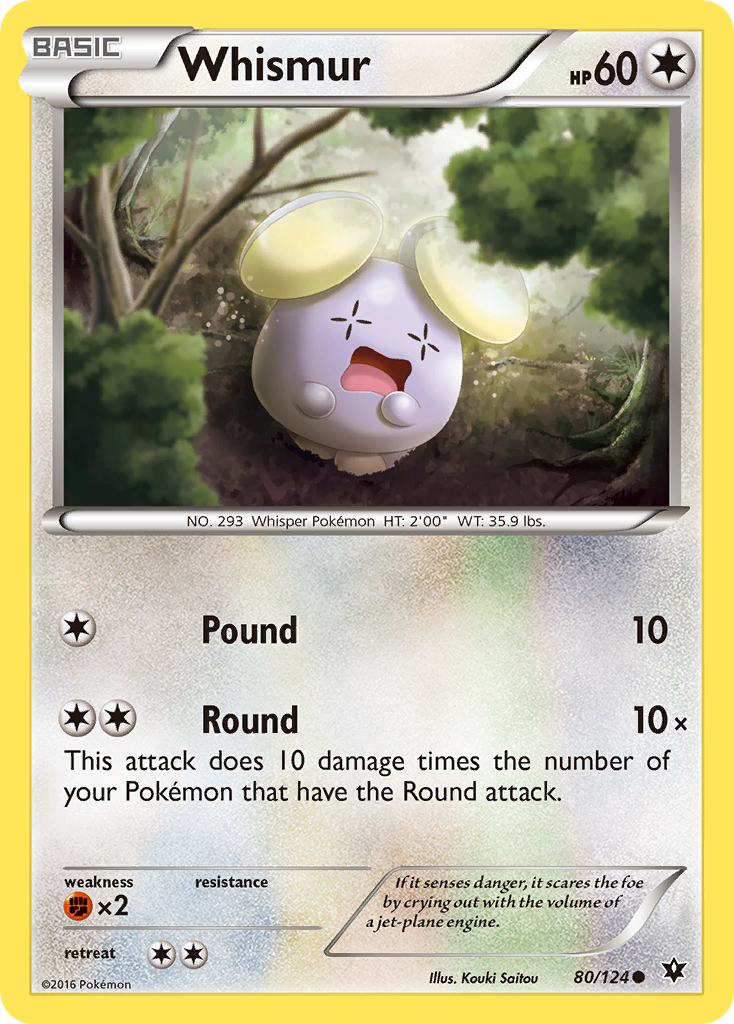 Whismur (80/124) [XY: Fates Collide] | Game Master's Emporium (The New GME)