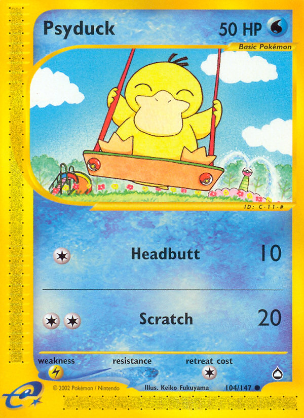 Psyduck (104/147) [Aquapolis] | Game Master's Emporium (The New GME)