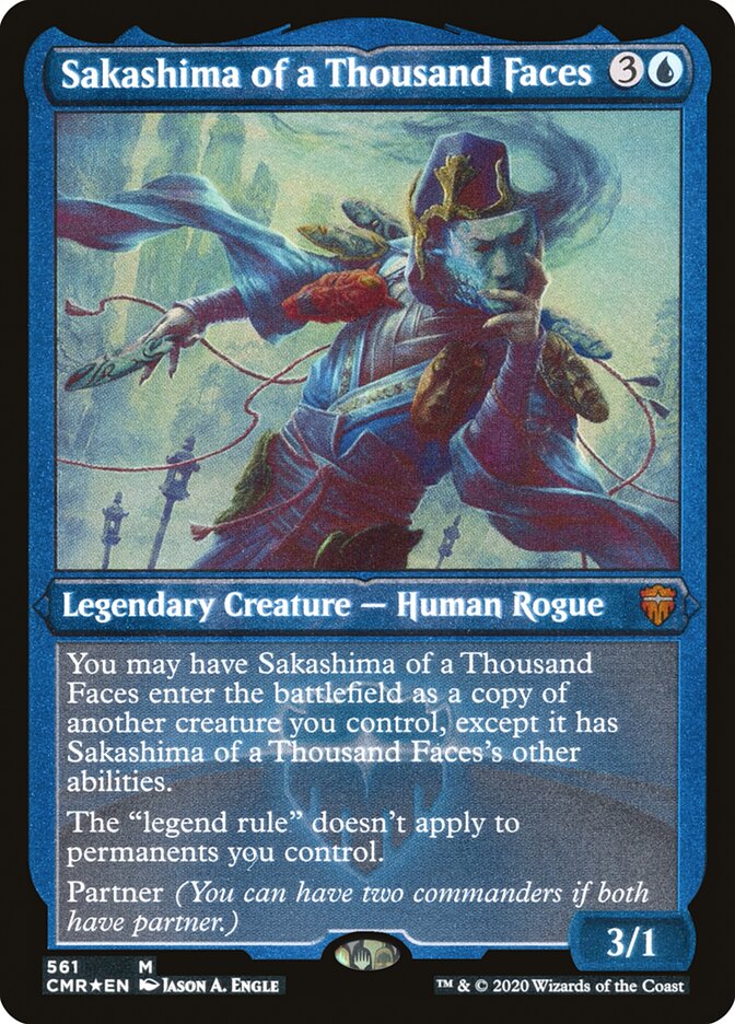 Sakashima of a Thousand Faces (Etched) [Commander Legends] | Game Master's Emporium (The New GME)