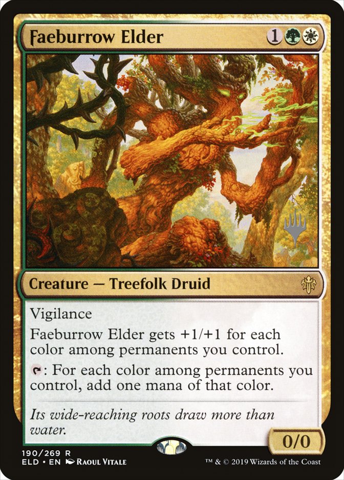 Faeburrow Elder (Promo Pack) [Throne of Eldraine Promos] | Game Master's Emporium (The New GME)