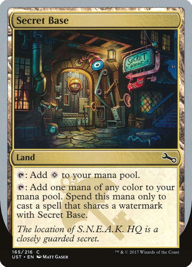Secret Base (Matt Gaser) [Unstable] | Game Master's Emporium (The New GME)