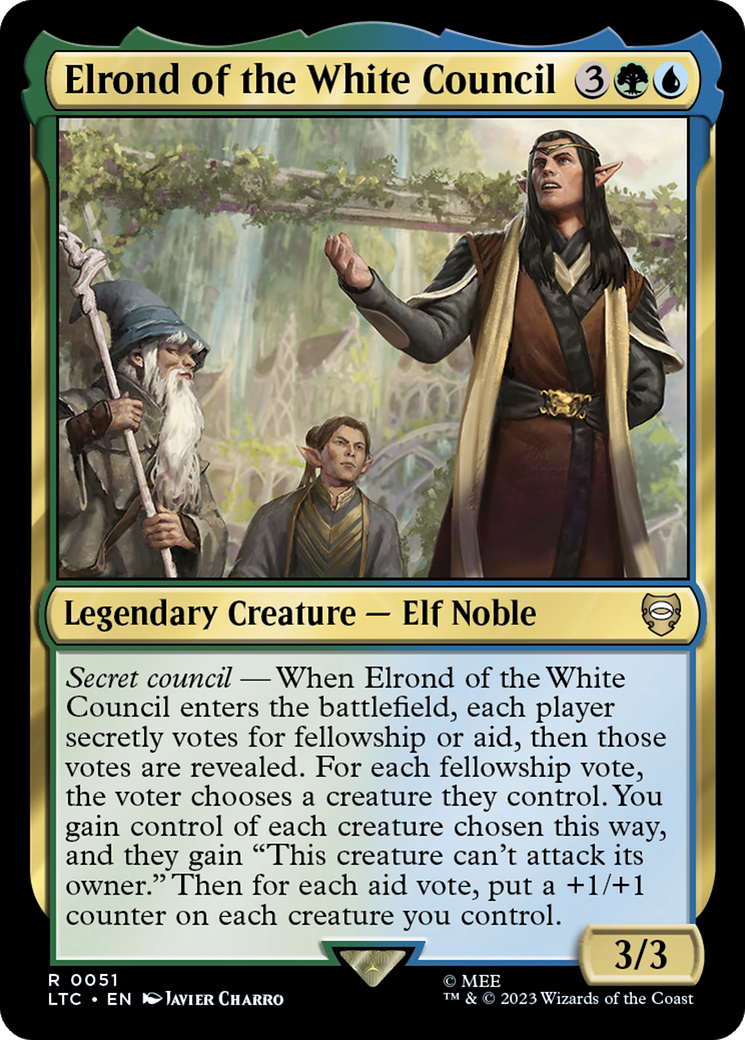 Elrond of the White Council [The Lord of the Rings: Tales of Middle-Earth Commander] | Game Master's Emporium (The New GME)