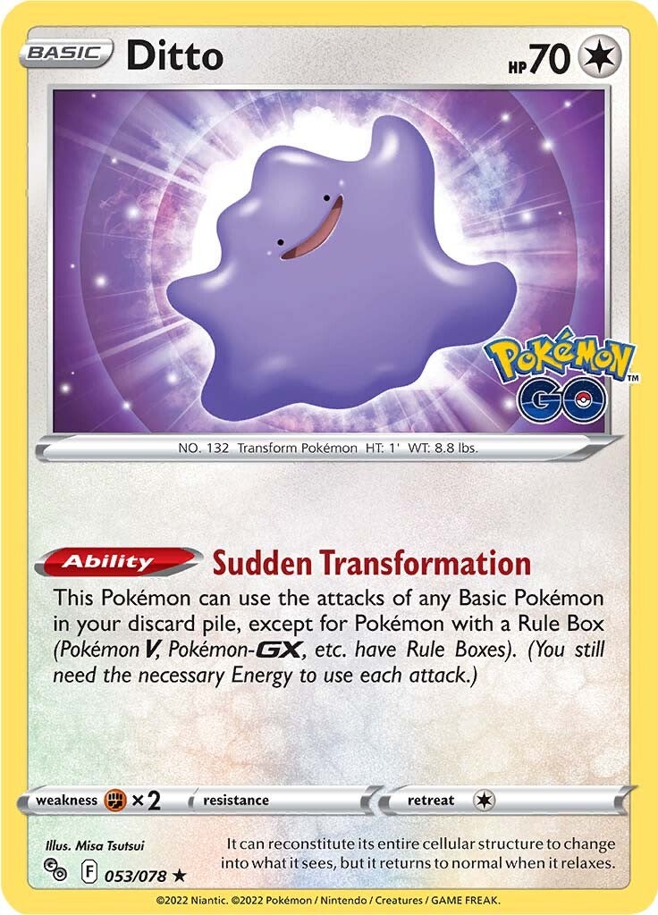 Ditto (053/078) [Pokémon GO] | Game Master's Emporium (The New GME)