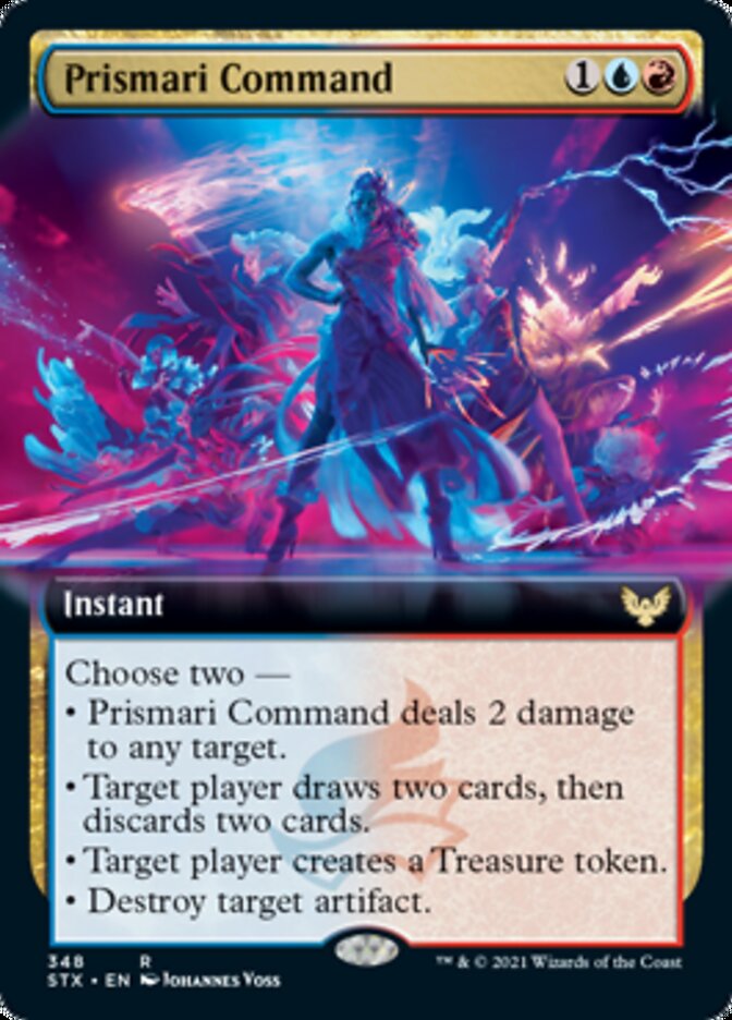 Prismari Command (Extended Art) [Strixhaven: School of Mages] | Game Master's Emporium (The New GME)