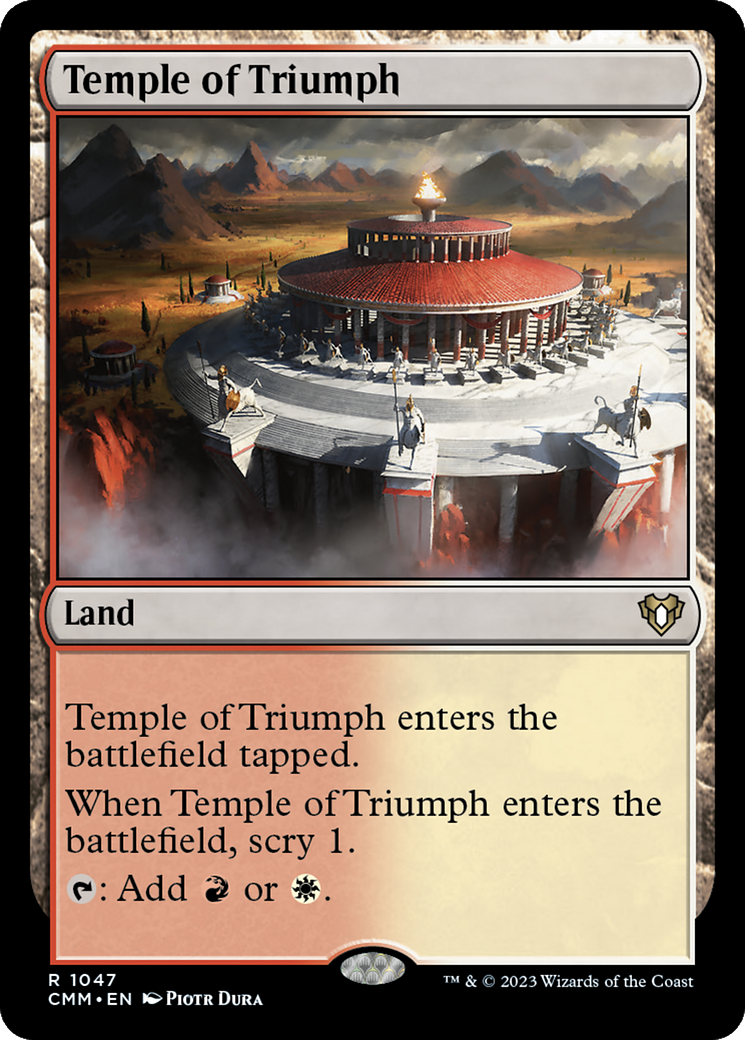 Temple of Triumph [Commander Masters] | Game Master's Emporium (The New GME)