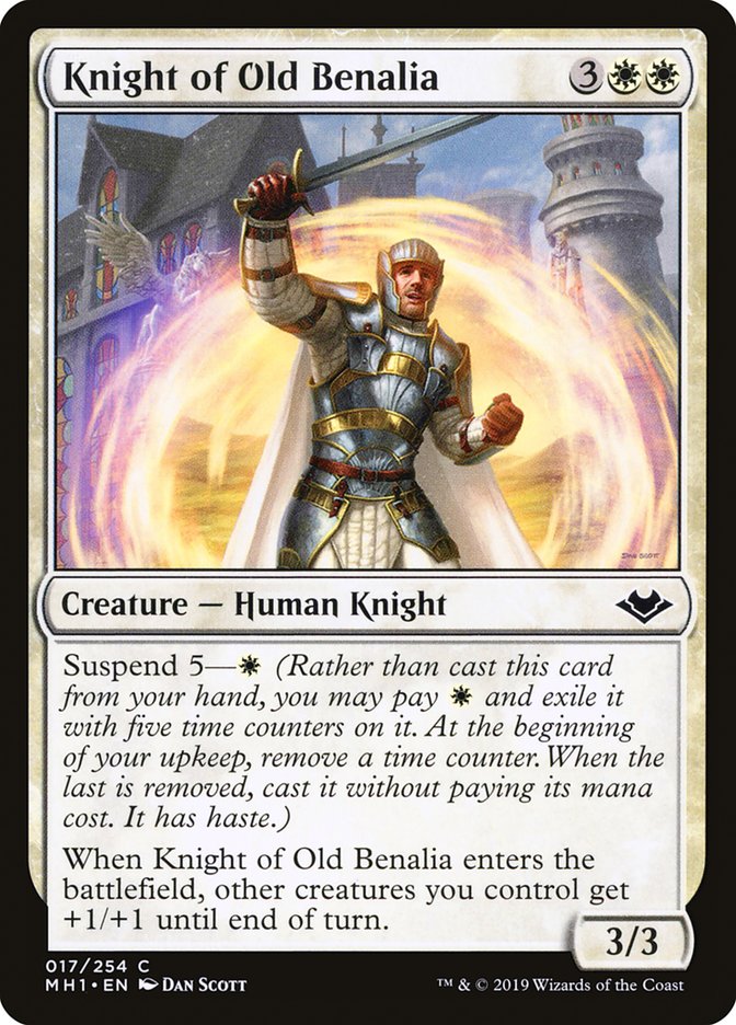 Knight of Old Benalia [Modern Horizons] | Game Master's Emporium (The New GME)