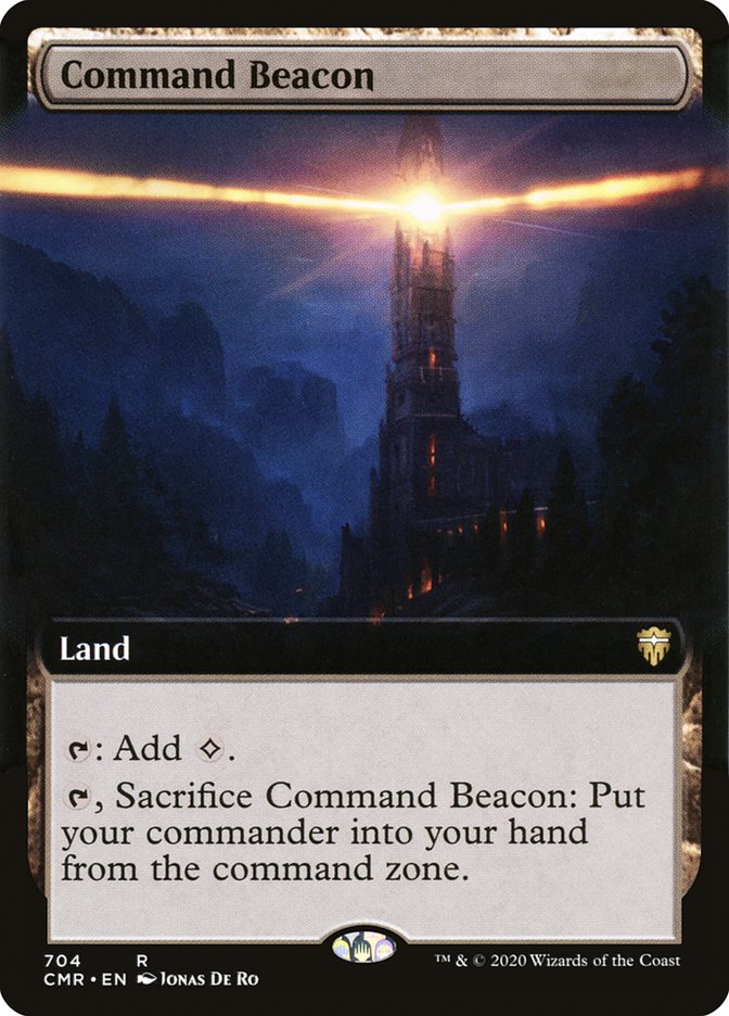 Command Beacon (Extended Art) [Commander Legends] | Game Master's Emporium (The New GME)