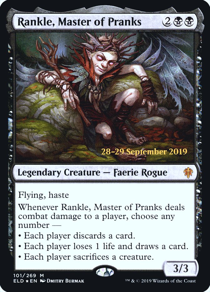 Rankle, Master of Pranks [Throne of Eldraine Prerelease Promos] | Game Master's Emporium (The New GME)