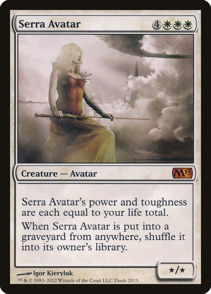Serra Avatar (Duels of the Planeswalkers Promos) [Duels of the Planeswalkers Promos 2012] | Game Master's Emporium (The New GME)