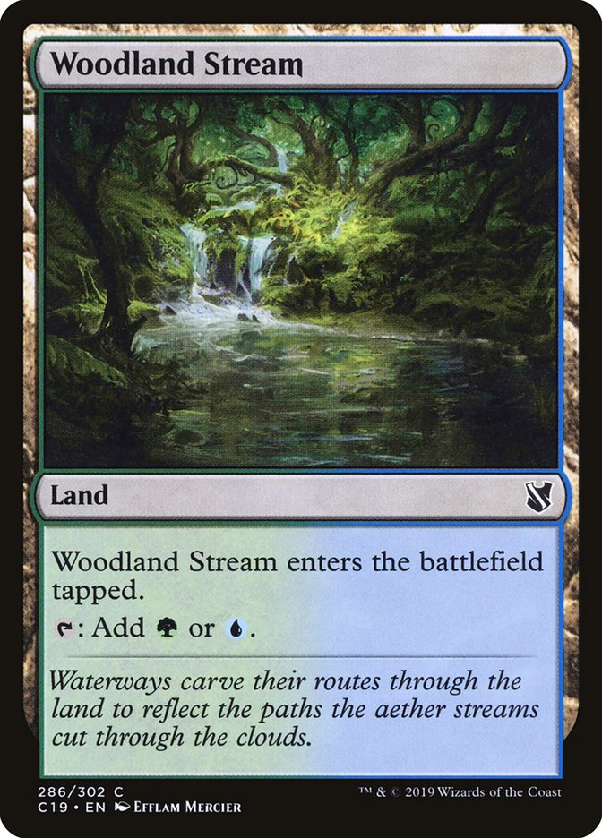 Woodland Stream [Commander 2019] | Game Master's Emporium (The New GME)