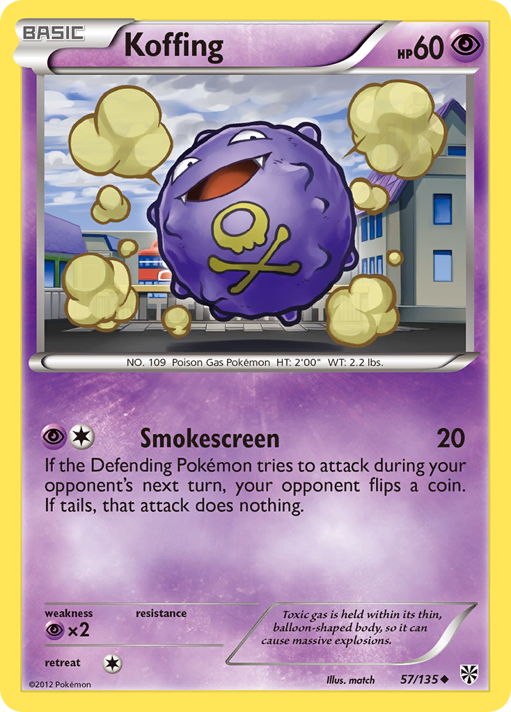 Koffing (57/135) [Black & White: Plasma Storm] | Game Master's Emporium (The New GME)