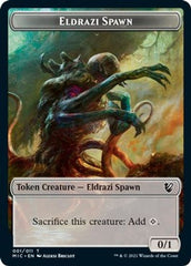 Eldrazi Spawn // Human Soldier Double-Sided Token [Innistrad: Midnight Hunt Commander Tokens] | Game Master's Emporium (The New GME)