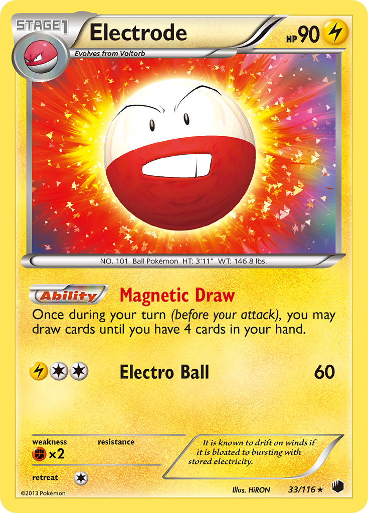 Electrode (33/116) [Black & White: Plasma Freeze] | Game Master's Emporium (The New GME)