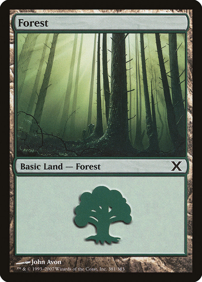 Forest (381) [Tenth Edition] | Game Master's Emporium (The New GME)