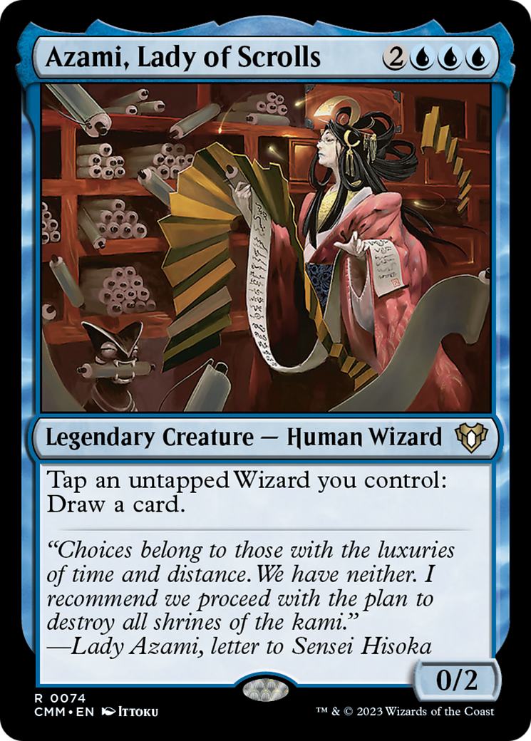 Azami, Lady of Scrolls [Commander Masters] | Game Master's Emporium (The New GME)