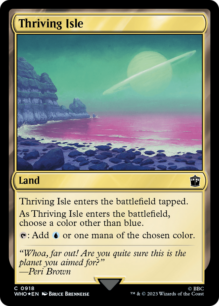 Thriving Isle (Surge Foil) [Doctor Who] | Game Master's Emporium (The New GME)