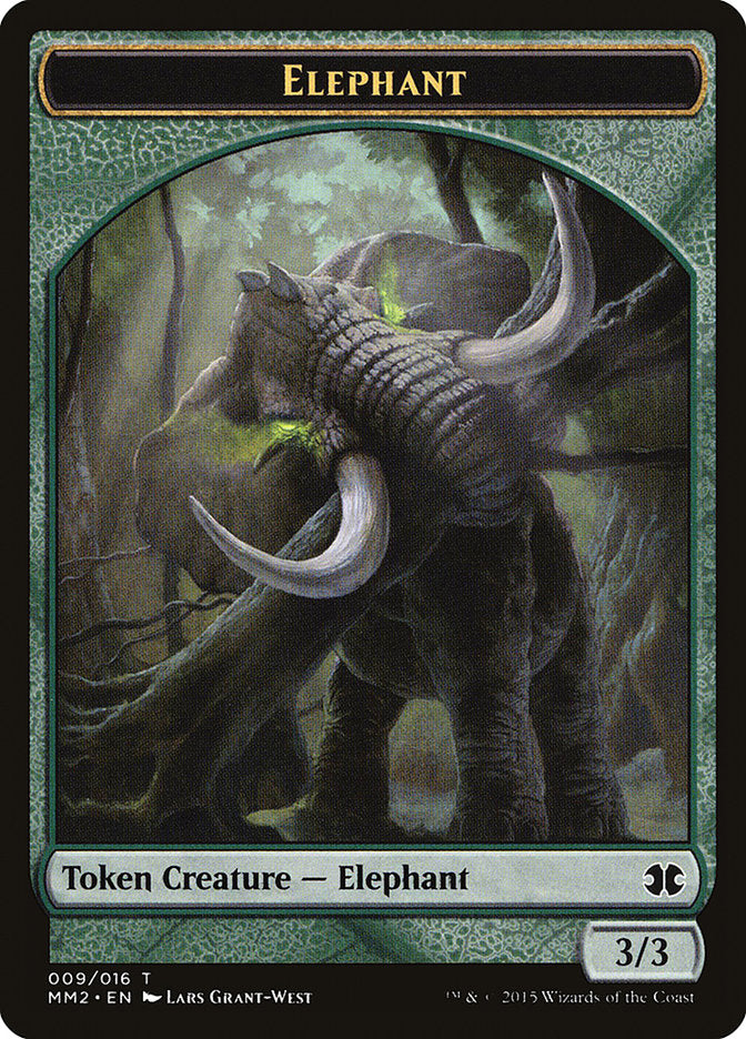 Elephant Token [Modern Masters 2015 Tokens] | Game Master's Emporium (The New GME)