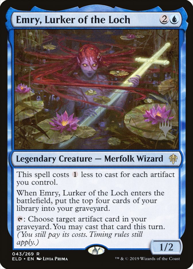 Emry, Lurker of the Loch (Promo Pack) [Throne of Eldraine Promos] | Game Master's Emporium (The New GME)