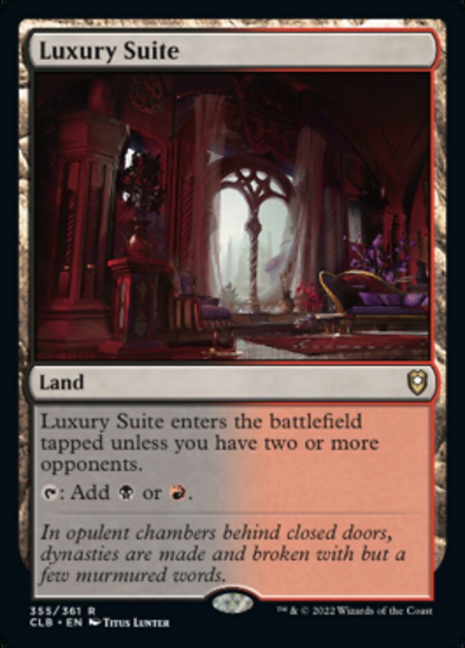 Luxury Suite [Commander Legends: Battle for Baldur's Gate] | Game Master's Emporium (The New GME)