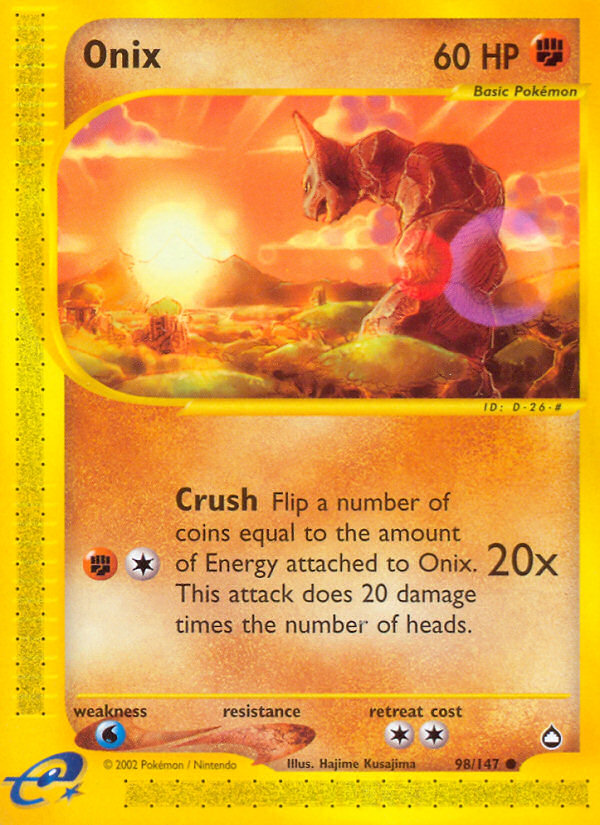 Onix (98/147) [Aquapolis] | Game Master's Emporium (The New GME)