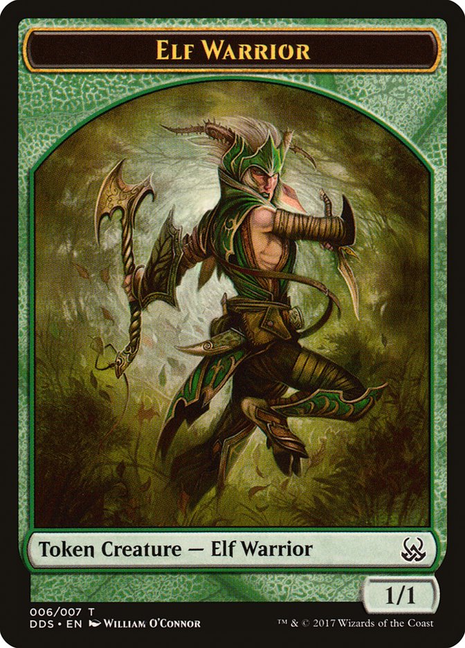 Elf Warrior Token [Duel Decks: Mind vs. Might Tokens] | Game Master's Emporium (The New GME)