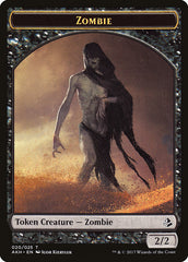 Resilient Khenra // Zombie Double-Sided Token [Hour of Devastation Tokens] | Game Master's Emporium (The New GME)