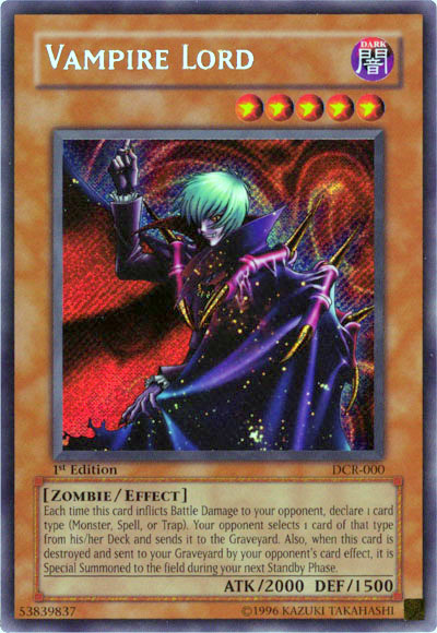 Vampire Lord [DCR-000] Secret Rare | Game Master's Emporium (The New GME)