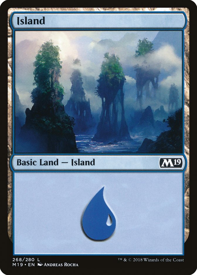 Island (268) [Core Set 2019] | Game Master's Emporium (The New GME)