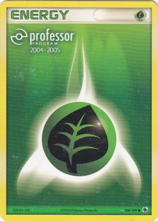 Grass Energy (104/109) (2004 2005) [Professor Program Promos] | Game Master's Emporium (The New GME)