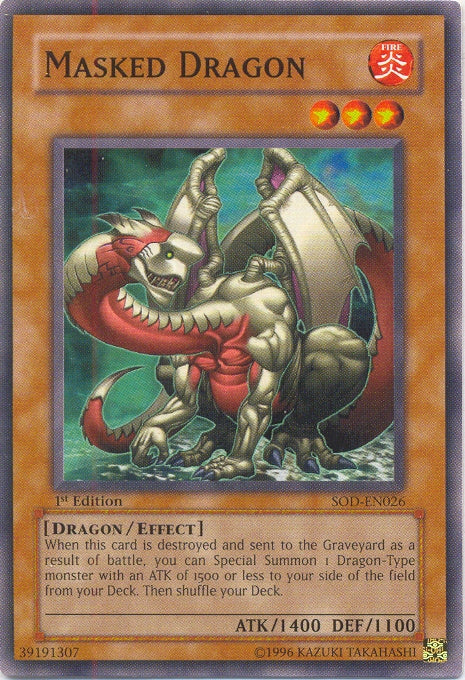 Masked Dragon [SOD-EN026] Common | Game Master's Emporium (The New GME)