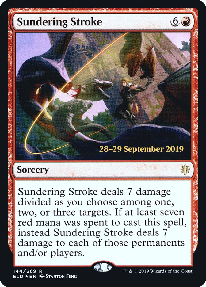 Sundering Stroke [Throne of Eldraine Prerelease Promos] | Game Master's Emporium (The New GME)