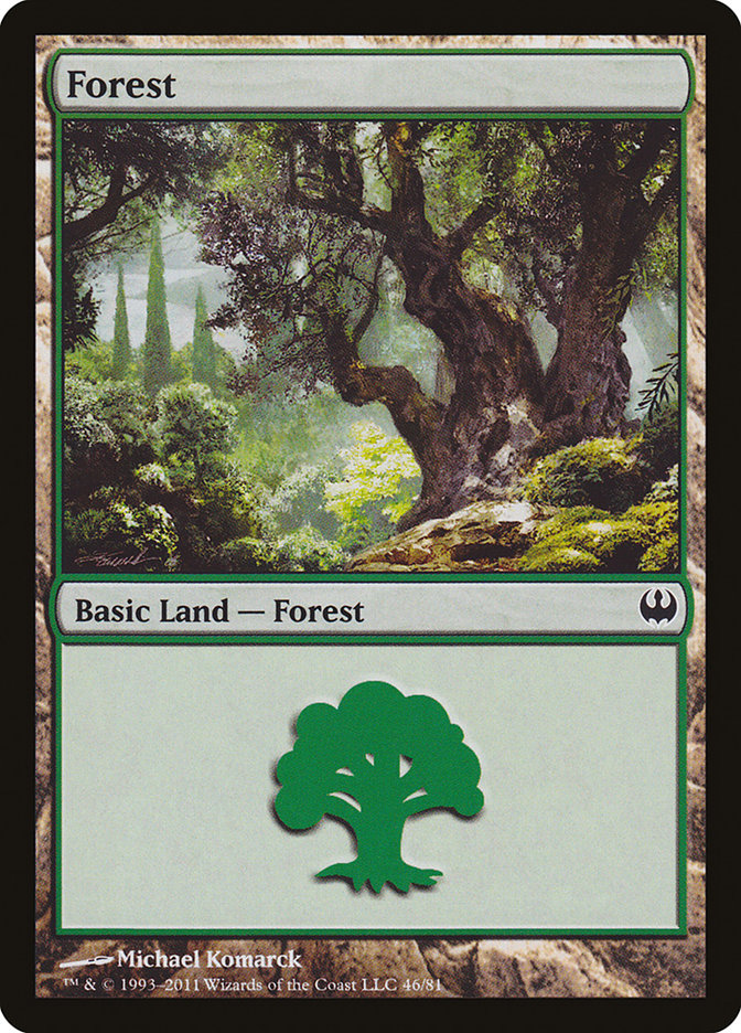 Forest (46) [Duel Decks: Knights vs. Dragons] | Game Master's Emporium (The New GME)