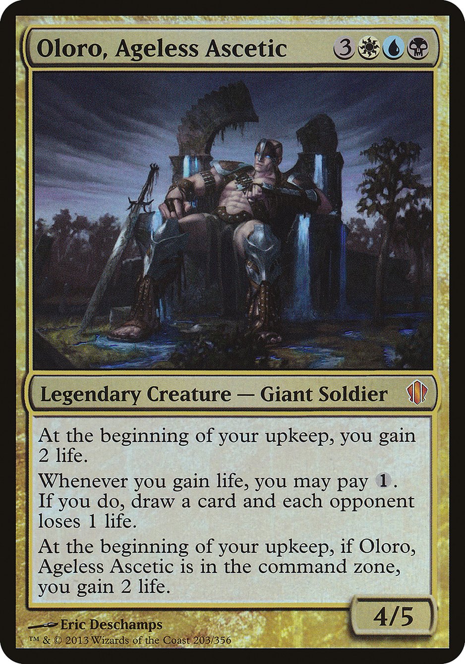 Oloro, Ageless Ascetic (Oversized) [Commander 2013 Oversized] | Game Master's Emporium (The New GME)