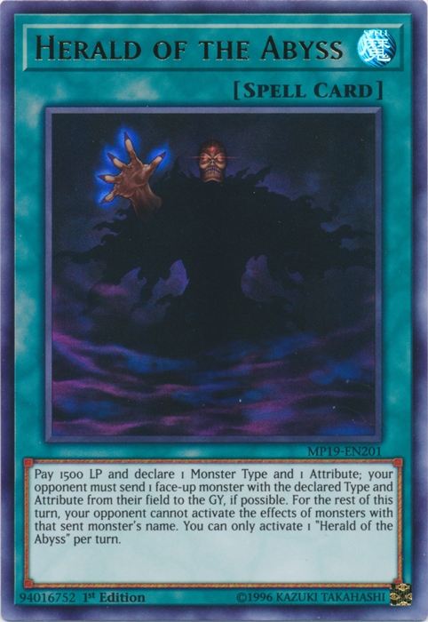 Herald of the Abyss [MP19-EN201] Ultra Rare | Game Master's Emporium (The New GME)