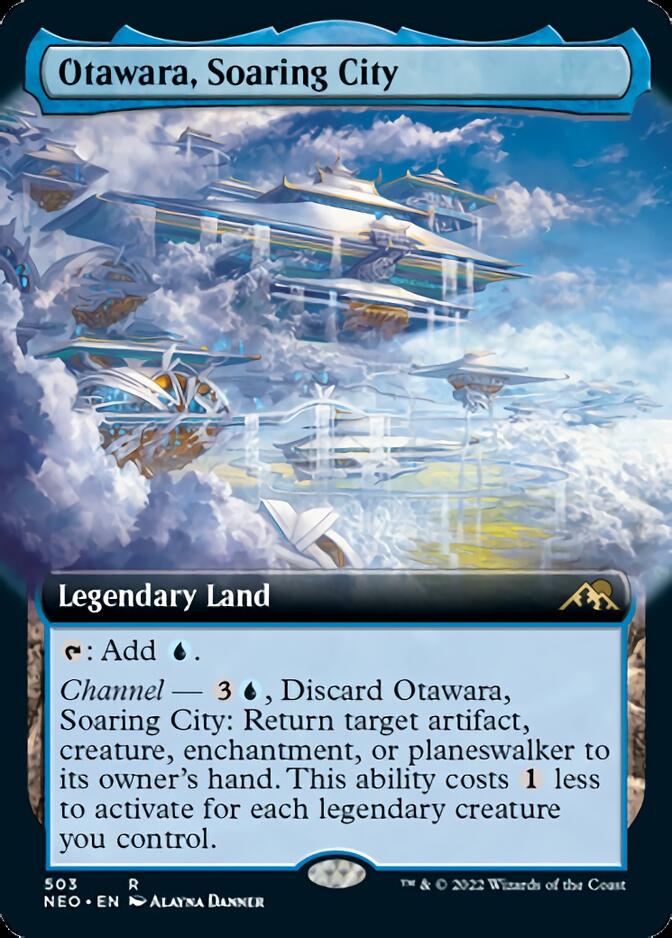 Otawara, Soaring City (Extended Art) [Kamigawa: Neon Dynasty] | Game Master's Emporium (The New GME)