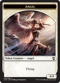 Angel // Soldier Double-Sided Token [Commander 2018 Tokens] | Game Master's Emporium (The New GME)