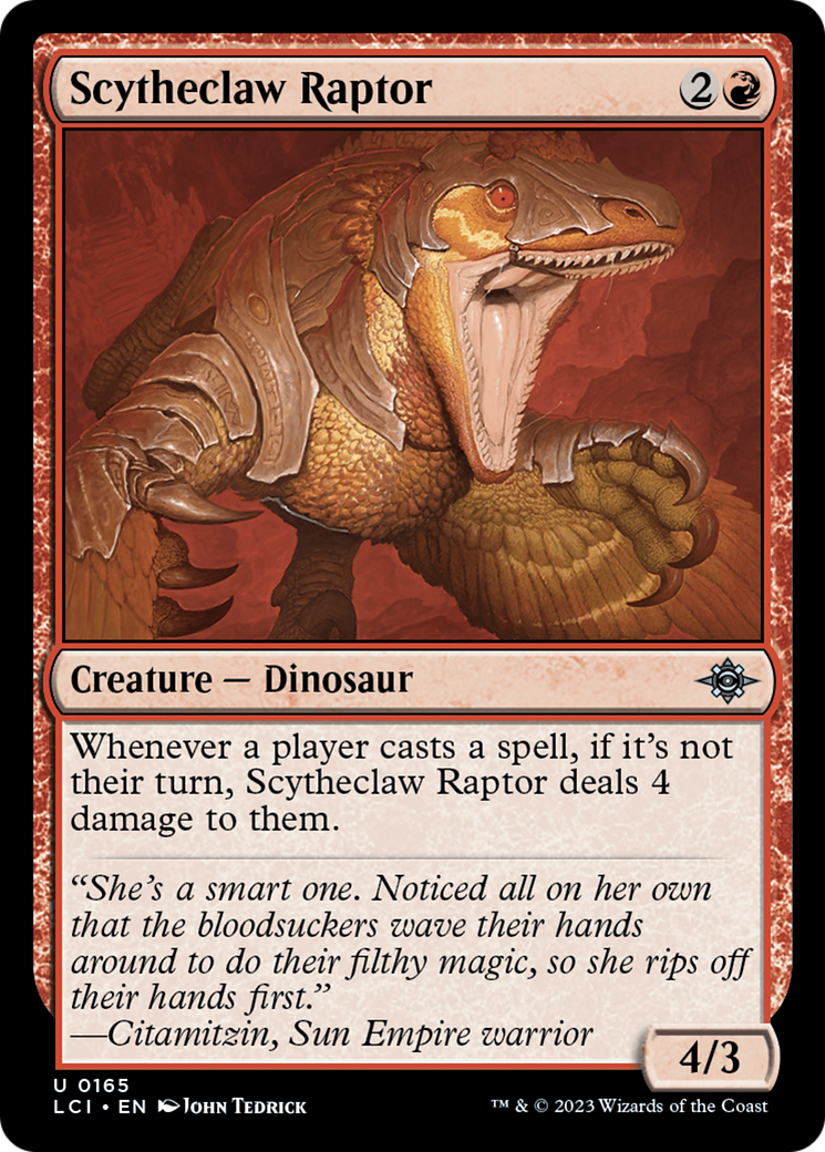 Scytheclaw Raptor [The Lost Caverns of Ixalan] | Game Master's Emporium (The New GME)
